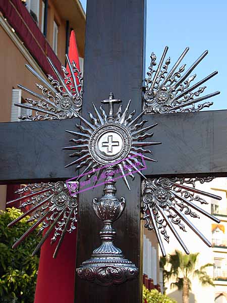 Cruceta de la Cruz de Guía de la Hermandad de la Cena 