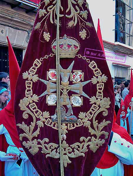 Estandarte de la Hermandad de la Cena 