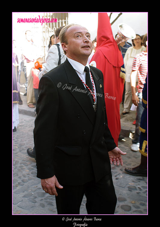 Ramón Estrade Jurado, capataz del Paso de Palio de la Hermandad de la Sagrada Cena