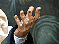 Mano izquierda de Santo Tomás (Paso de Misterio de la Sagrada Cena)