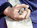 Mano derecha de Apóstol (Paso de Misterio de la Sagrada Cena)