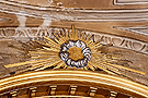 Remate del ático del Retablo de Santa María de la Paz (Iglesia de San Marcos)
