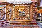 Detalle del comulgatorio de la capilla de Santa María de la Paz (Iglesia de San Marcos)