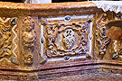 Detalle del comulgatorio de la capilla de Santa María de la Paz (Iglesia de San Marcos)