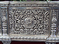 Detalle del respiradero lateral izquierdo del Paso de Palio de María Santísima de la Candelaria