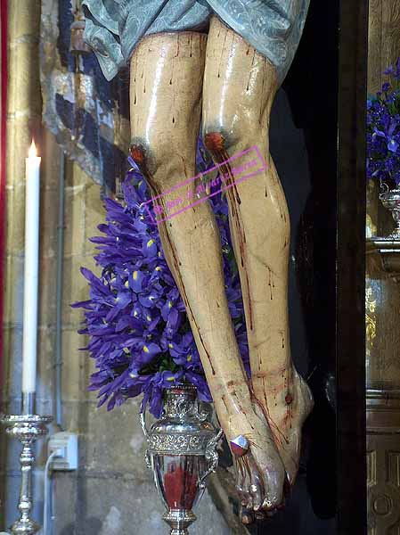 Piernas del Santísimo Cristo de la Viga