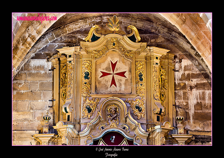 Ático del Retablo de la Flagelación (Santa Iglesia Catedral)