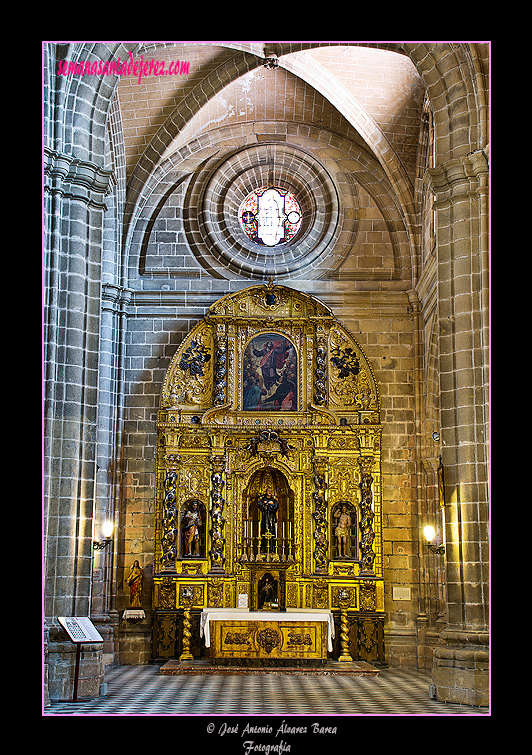 Tramo del retablo de la Inmaculada del Voto, hoy de San Juan Grande (Nave de la Epístola - Santa Iglesia Catedral)