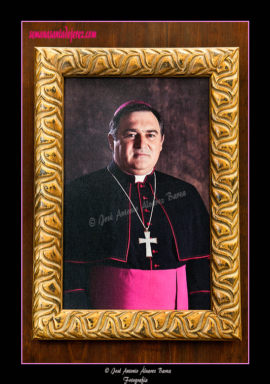 Fotografia de Don José Mazuelo Pérez, Obispo de Asidonia-Jerez (Sacristía Mayor - Santa Iglesia Catedral)