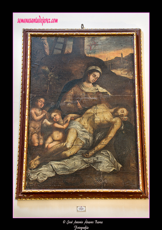 Virgen de las Angustias - Escuela española - Siglo XVII (Sala Capitular - Santa Iglesia Catedral)