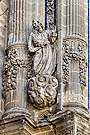 Elías en la Transfiguración de Cristo en el monte Tabor (Fachada Principal de la Santa Iglesia Catedral)