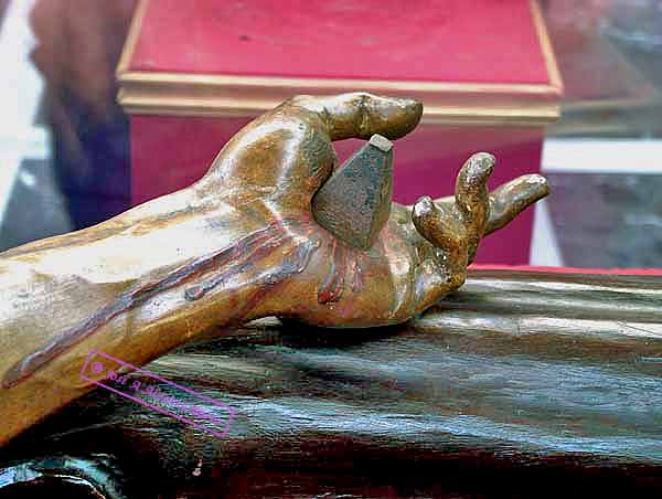 Mano izquierda del Sant&iacute;simo Cristo de la Defensi&oacute;n 