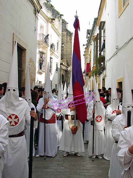 Bandera del Señor de la Hermandad del Cristo del Amor 