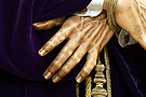 Mano izquierda de Nuestro Padre Jesús Cautivo