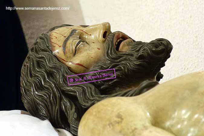 Santísimo Cristo de la Caridad en su traslado al sepulcro