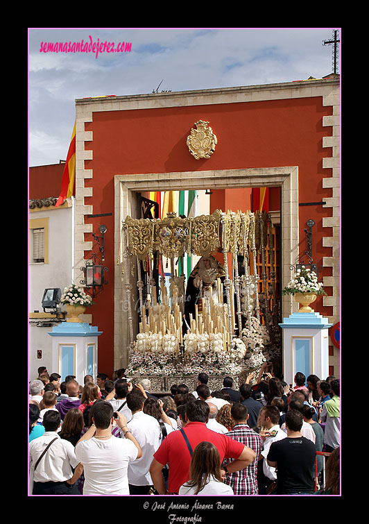 Procesión extraordinaria de Madre de Dios del Patrocinio con motivo del 50º Aniversario de la Hermandad de Santa Marta (10 de octubre de 2010)