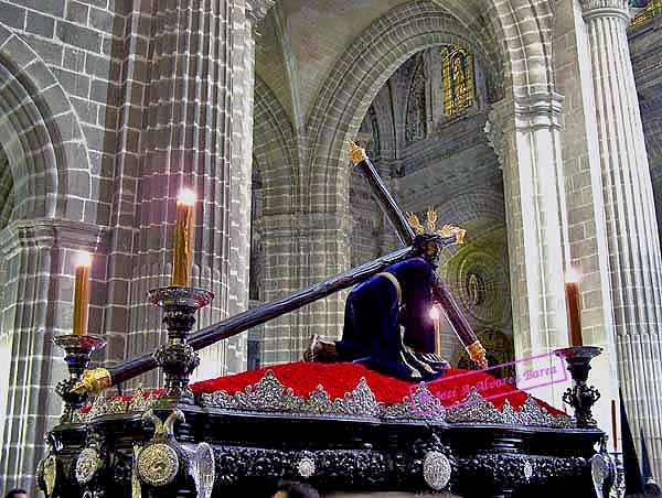 Nuestro Padre Jes&uacute;s de la Salud en sus Tres Ca&iacute;das en su paso de Misterio