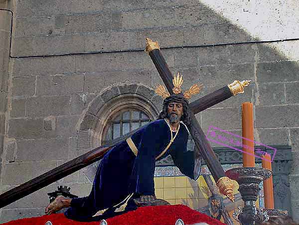 Nuestro Padre Jes&uacute;s de la Salud en sus Tres Ca&iacute;das en su paso de Misterio