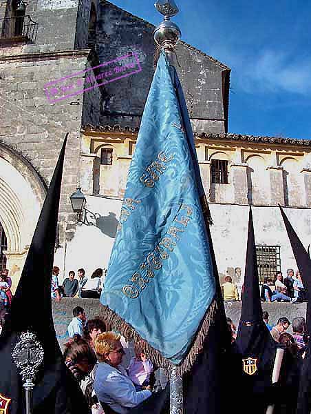 Banderín Concepcionista de la Hermandad de las Tres Caídas