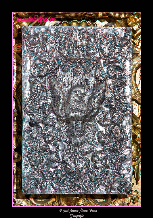 Puerta del Sagrario - Realizada en plata en estilo rococó (Iglesia de San Lucas)