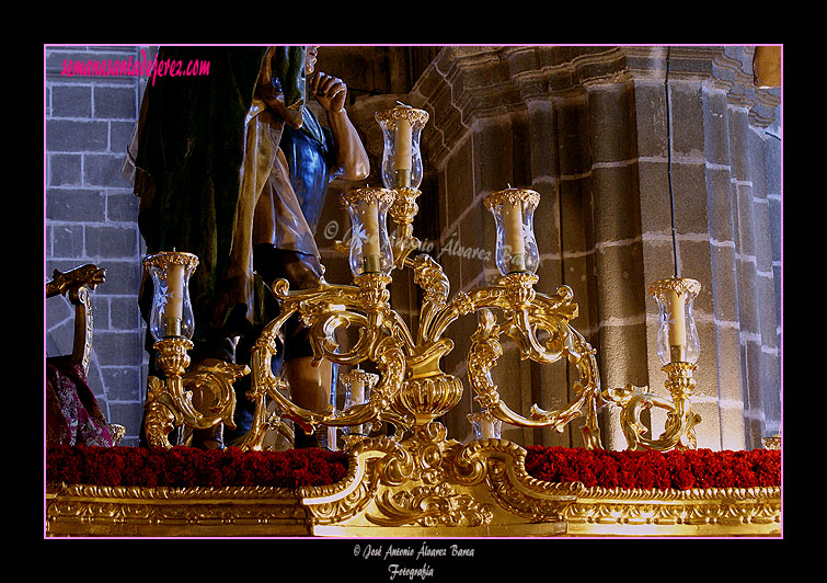 Candelabro lateral del Paso de Misterio de la Sagrada Flagelación de Nuestro Señor