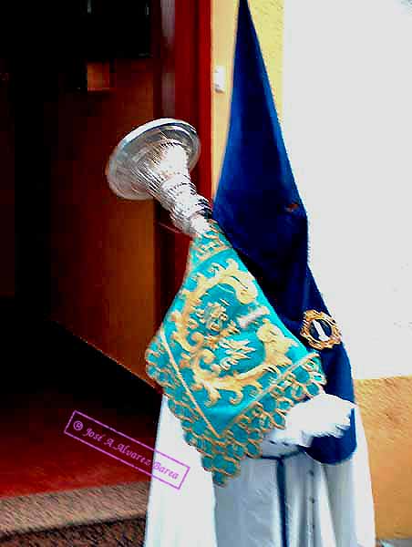 Nazareno con Bocina del Cortejo de Palio de la Hermandad de la Amargura