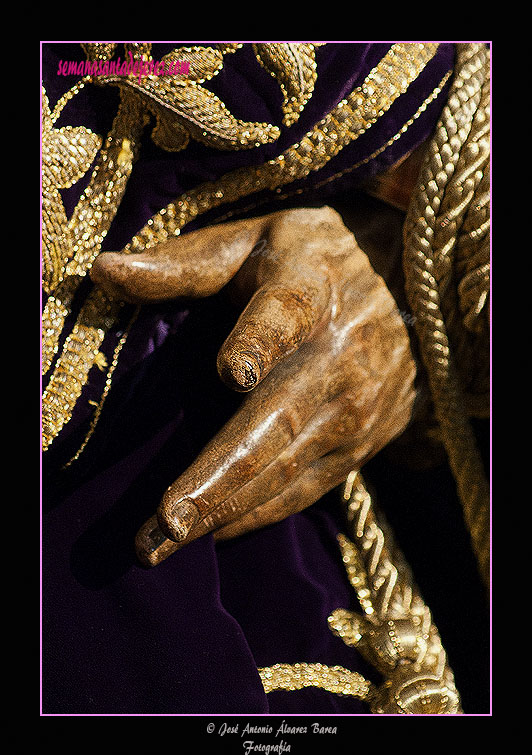 Mano izquierda de Nuestro Padre Jesús del Prendimiento 