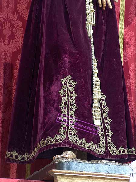 Túnica de camarin de Nuestro Padre Jesús del Prendimiento 
