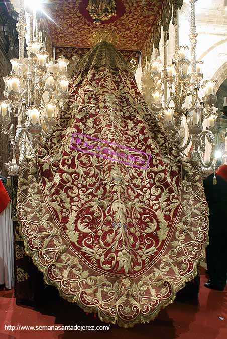 Manto de María Santísima del Desamparo