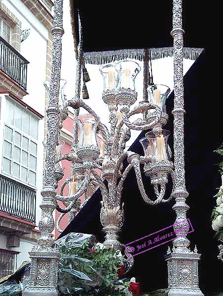 Candelabro de cola del Paso de Palio de Nuestra Señora de las Lágrimas 