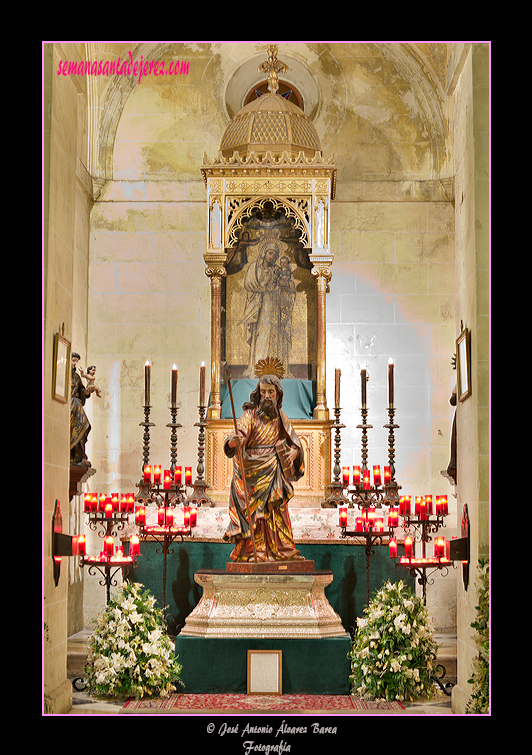 Exposición a los fieles de San Judas Tadeo con motivo de su Festividad (28 de Octubre de 2012)