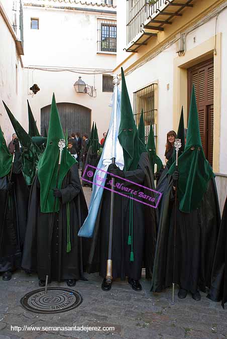 Bandera de la Virgen de la Hermandad de la Vera-Cruz