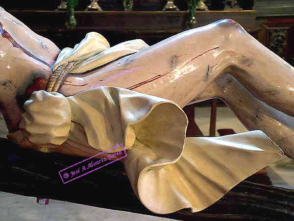 Pa&ntilde;o de Pureza del Sant&iacute;simo Cristo de la Sagrada Lanzada 