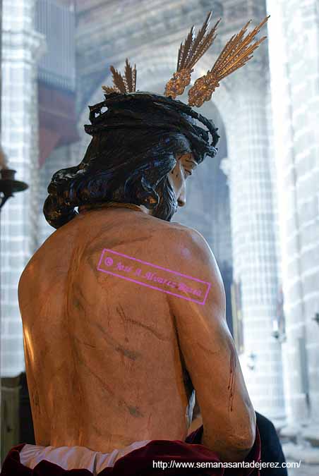 Espalda del Señor del Ecce Homo