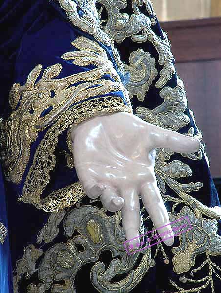 Mano izquierda de Nuestra Se&ntilde;ora del Mayor Dolor
