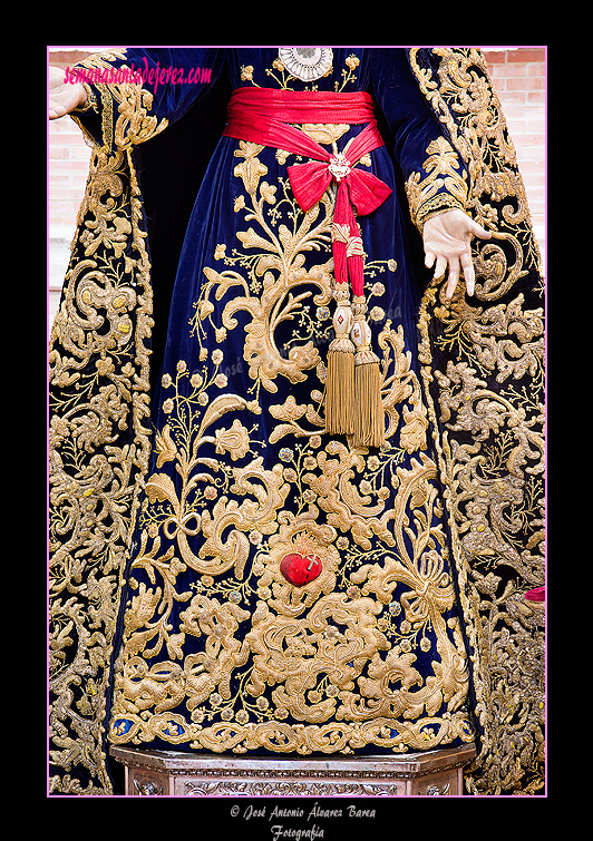 Saya de salida de Nuestra Señora del Mayor Dolor