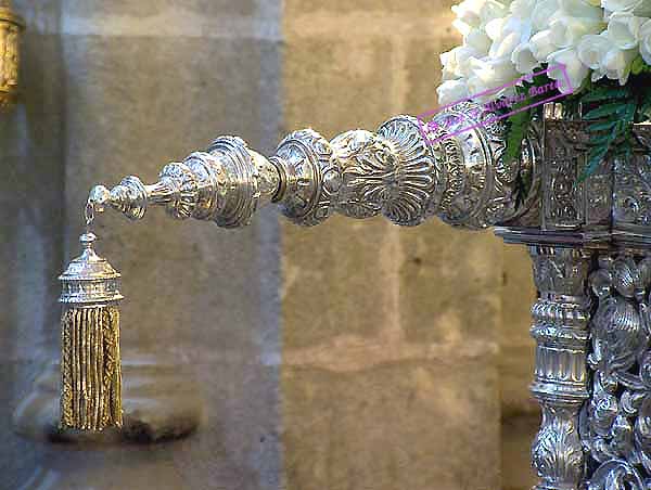 Maniqueta del Paso de Palio de Nuestra Señora del Mayor Dolor