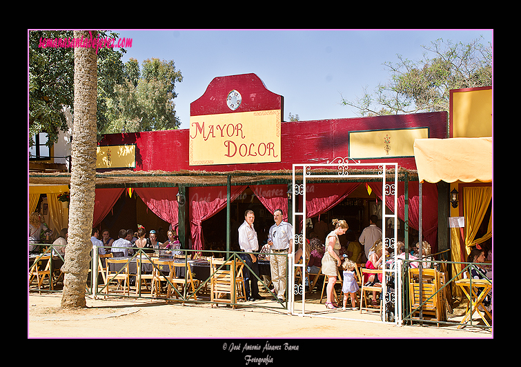 Caseta de la Hermandad del Mayor Dolor. Feria del Caballo 2012