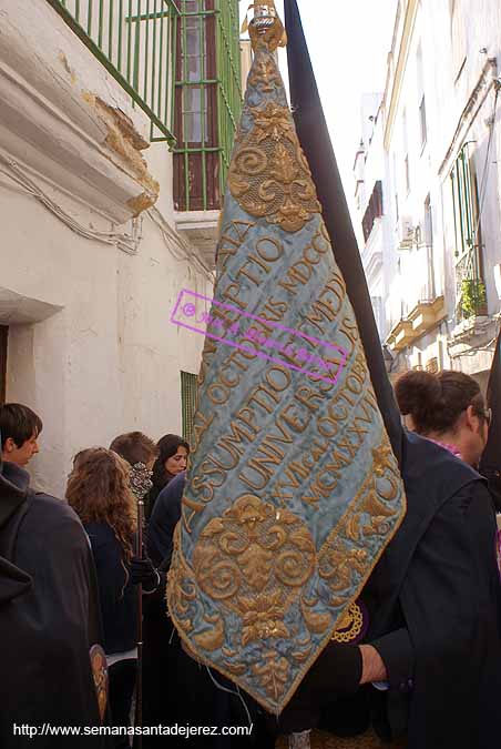 Bandera Concepcionista de la Hermandad del Mayor Dolor