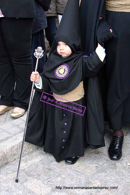 Pequeño nazareno de la Hermandad del Mayor Dolor