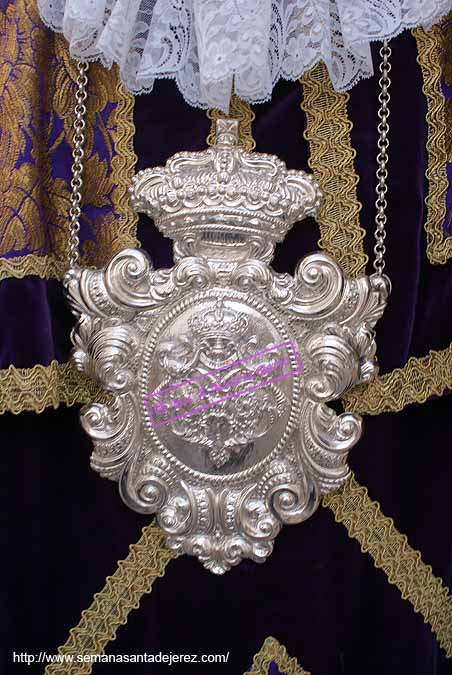 Medallón del Pertiguero del Cortejo de Palio de la Hermandad del Mayor Dolor