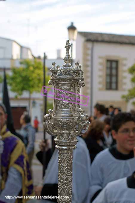 Pértiga del Pertiguero del Cortejo de Palio de la Hermandad del Mayor Dolor