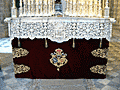 Respiradero frontal del Paso de Palio de Nuestra Señora del Mayor Dolor