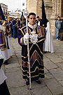 Pertiguero del Cortejo del Ecce Homo de la Hermandad del Mayor Dolor