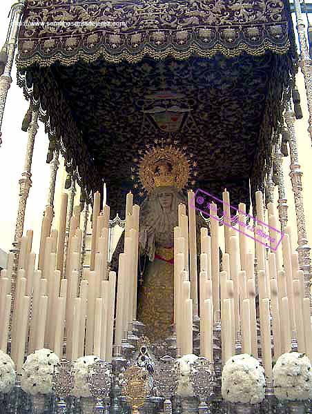 Paso de Palio de Mar&iacute;a Sant&iacute;sima de la Encarnaci&oacute;n