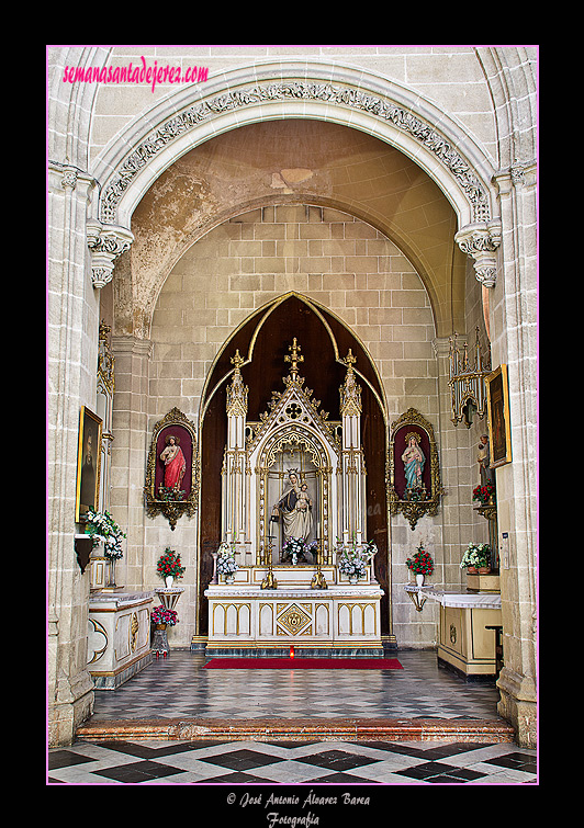 Capilla de San Pedro o del Carmen (Nave de la Epístola de la Iglesia de San Miguel)