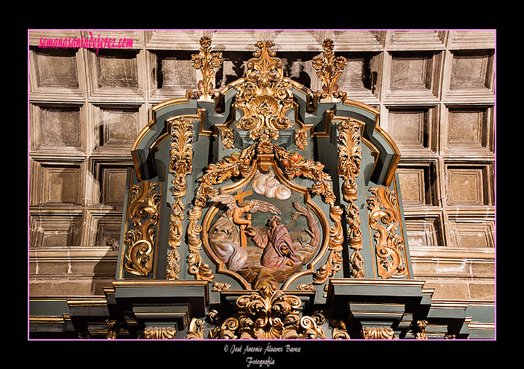 Ático del retablo de María Santísima de la Encarnación (Iglesia de San Miguel)