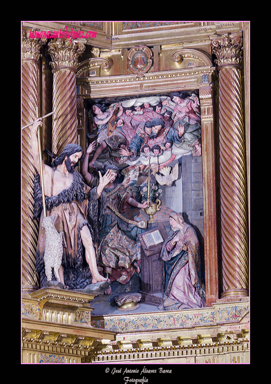La Anunciación a María (Retablo Mayor de la Iglesia de San Miguel)