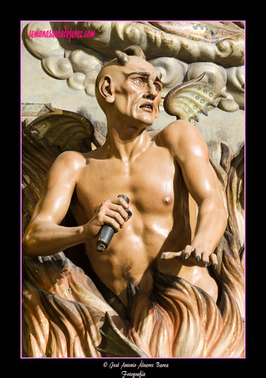 Demonio (La Batalla de los Ángeles - Retablo Mayor de la Iglesia de San Miguel)