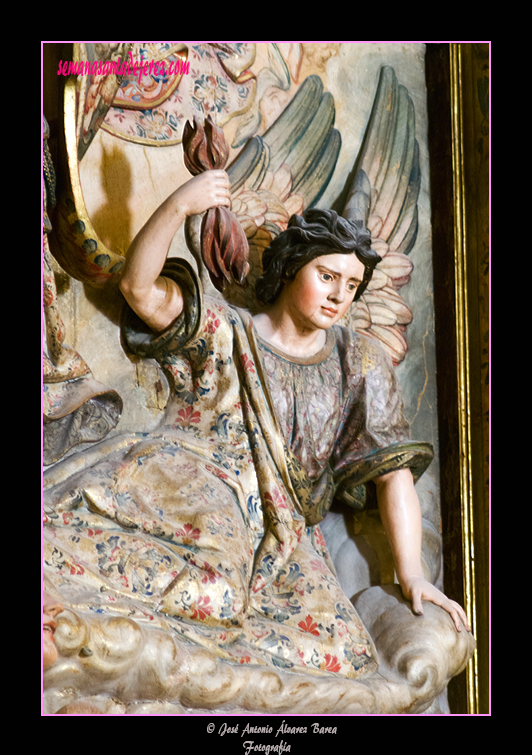 Ángel (La Batalla de los Ángeles - Retablo Mayor de la Iglesia de San Miguel)